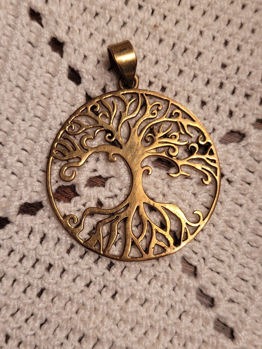 Brass Tree of Life Pendantu - Women Jewelry